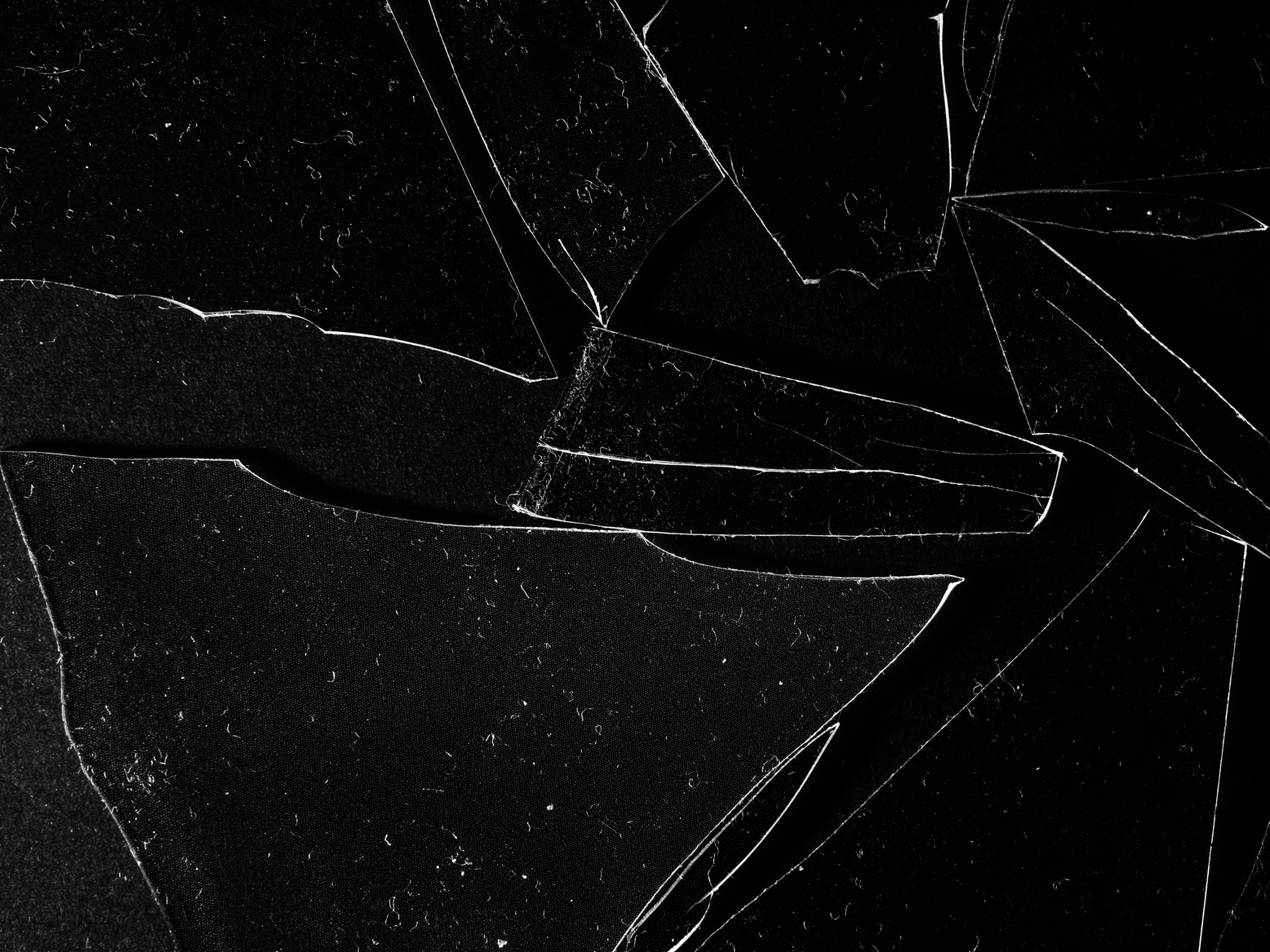 White and Black Abstract Painting